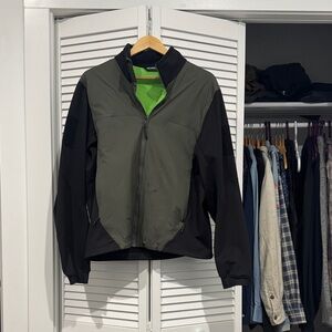 Men's Arcteryx Black and Olive Jacket